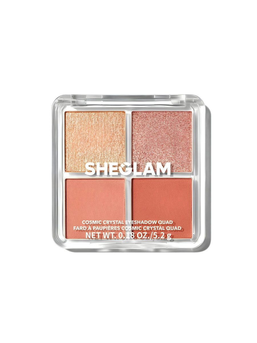 باليت ضلال رباعية SHEGLAM Cosmic Crystal Eyeshadow Quad-Charm School