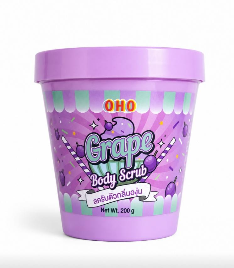مقشر جسم من اوهو oho grape body scrub 200g