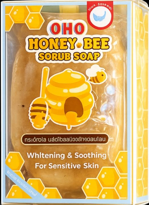 صابونه مقشره بالعسل OHO hony bee scrub soap