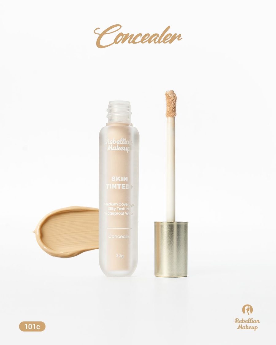 ريبيليون ميكاب كونسيلر بتغطية متوسطة مضاد للماء REBELLION MAKEUP Skin Tinted Medium Coverage Silky Texture Waterproof Wear Concealer 3.3g