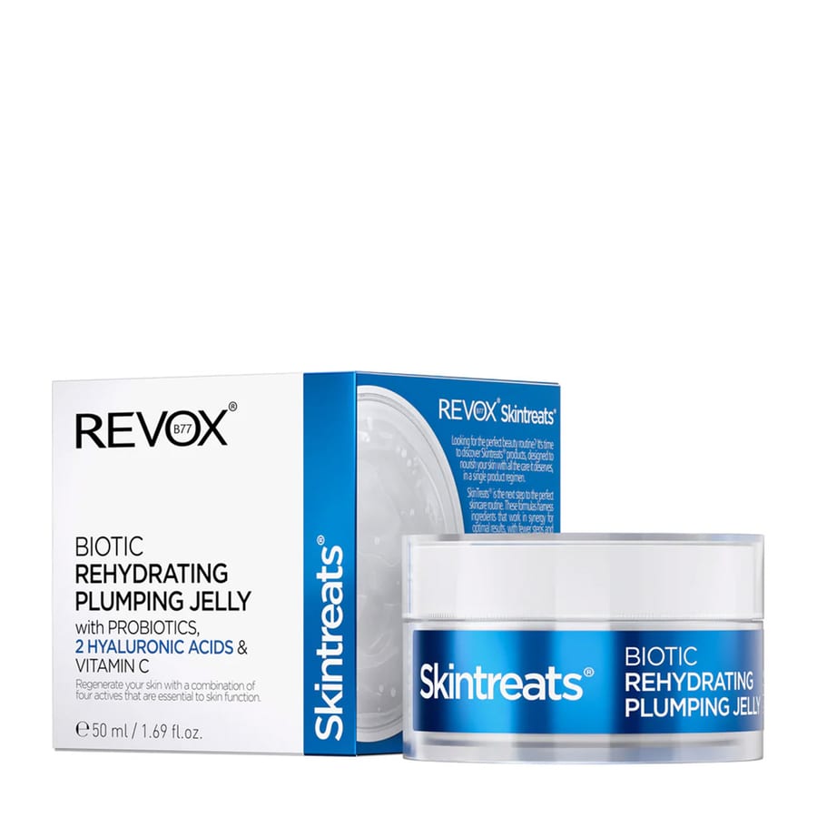 ريفوكس جل سكينتريتس بيوتيك المرطب والمنعم - 50 مل REVOX Skintreats Biotic Rehydrating Plump Jely - 50ml