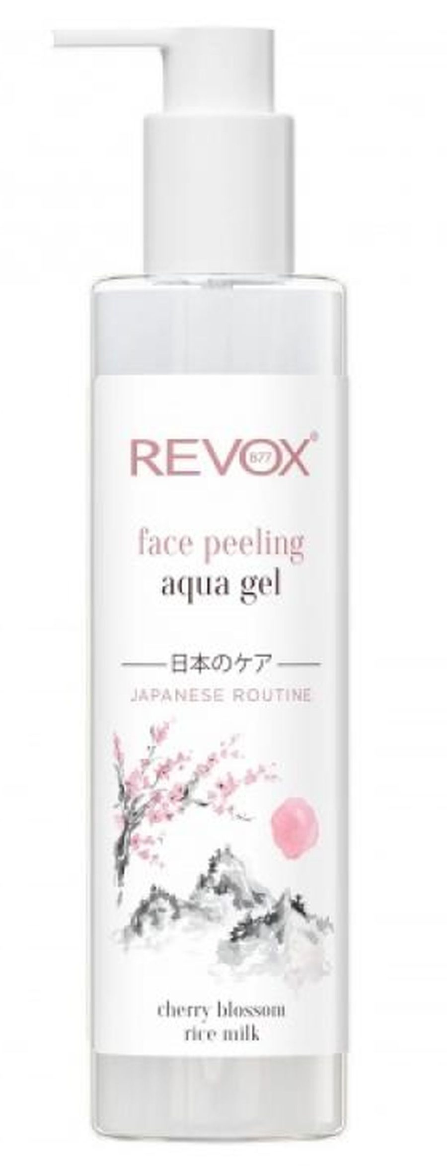 ريفوكس جل مقشر للوجه - 250 مل REVOX Japanese Routine Face Peeling Aqua Gel - 250ml |