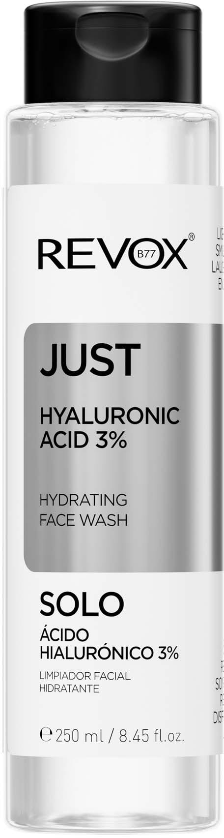 ريفوكس غسول هيالورنيك اسيد 3% -250 مل REVOX JUST Hyaluronic Acid 3% Face Wash - 250ml |