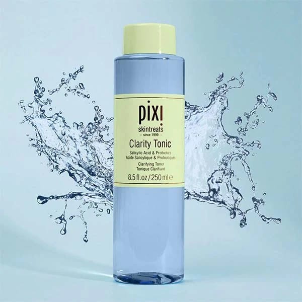بيكسي تونر كلاريتي غنية بأحماض الجليكوليك واللاكتيك والساليسيليك Pixi Clarity Tonic 250 ml