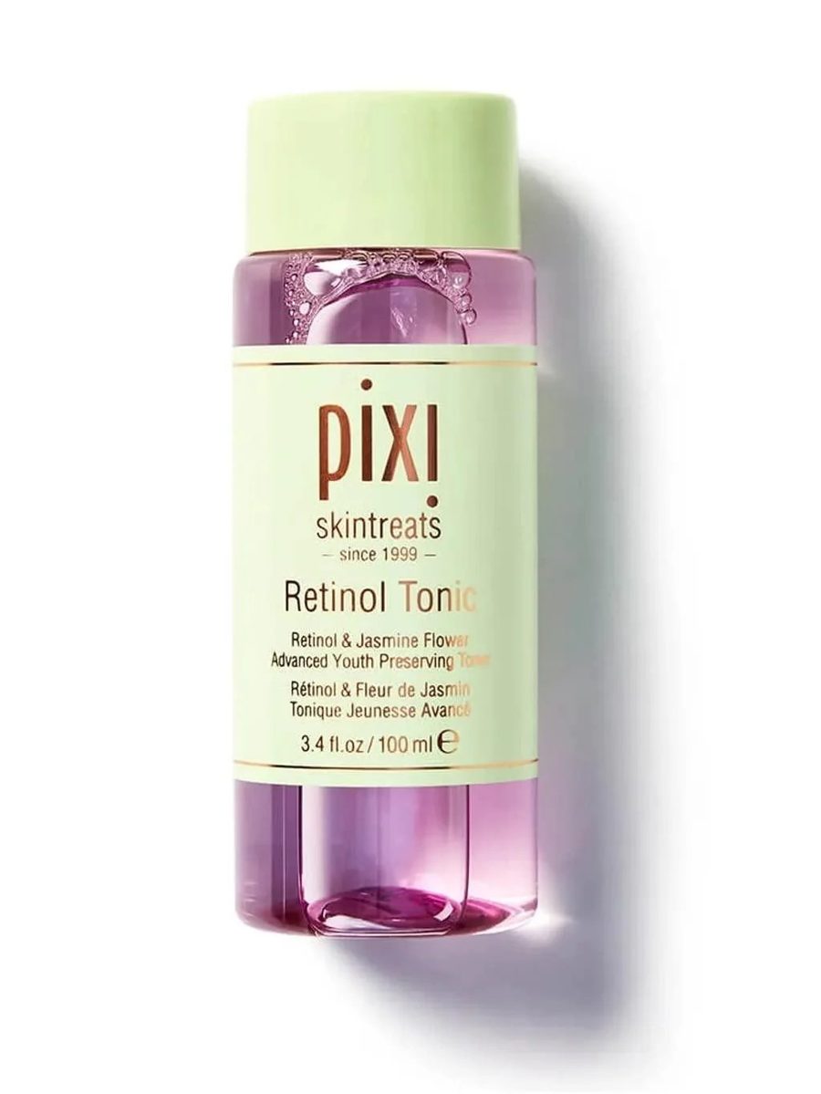 تونر بيكسي ريتينول وتونر زهرة الياسمين لتنعيم البشرة 100 مل Pixi Retinol Tonic & Jasmine Flower Smoothing Toner 100ml