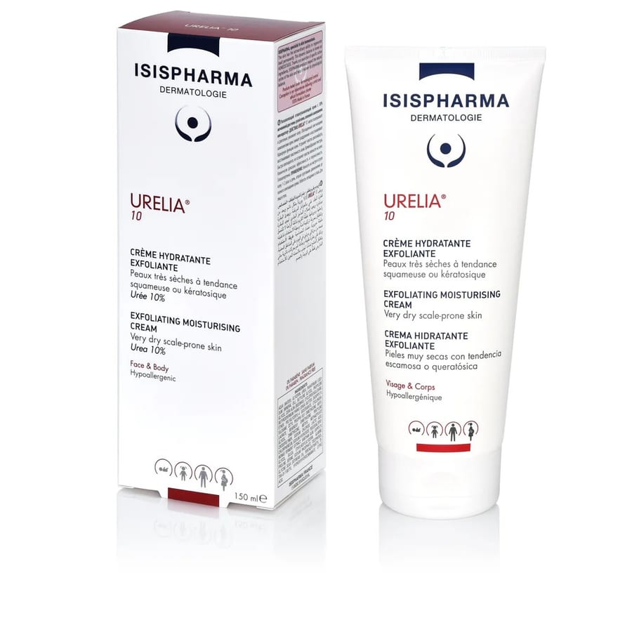 ايزيس فارما-يوراليا كريم مرطب ومزيل للقشور للجسم شديد الجفاف 150 مل ISIS Pharma Urelia 10% Urea Cream 150ml -