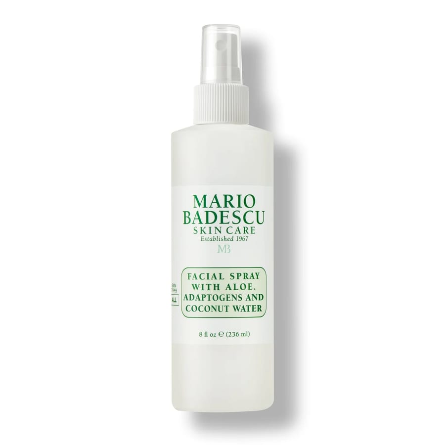 ماريو باديسكو بخاخ للوجه مع الصبار، ومواد مُكيّفة، وماء جوز الهند Mario Badescu Facial Spray With Aloe, Adaptogens And Coconut Water