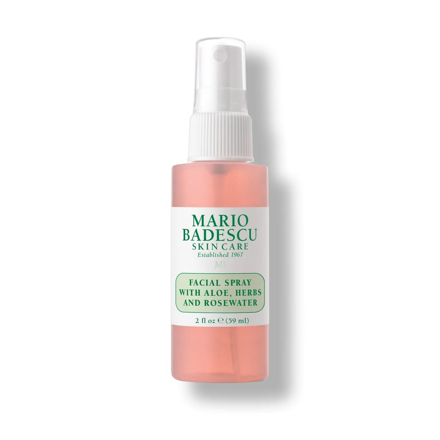 ماريو باديسكو بخاخ للوجه بخلاصة الصبار والأعشاب وماء الورد Mario Badescu Travel Size Facial Spray With Aloe, Herbs and Rosewater 59ml