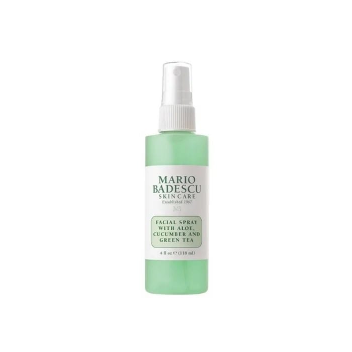ماريو باديسكو بخاخ الوجه بالصبار والخيار والشاي الأخضر 118ML Mario Badescu Facial Spray Aloe, Cucumber Green Tea
