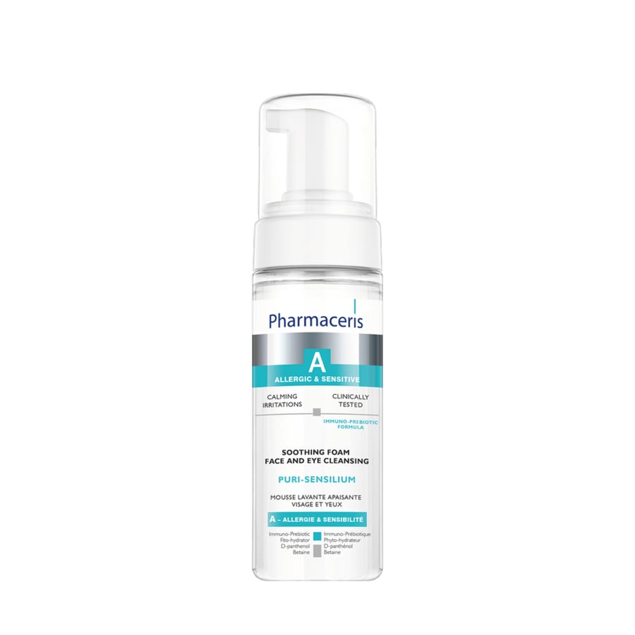 فارماسيريس أ رغوة مهدئة تنظيف الوجه والعين 150ml Pharmaceris A SOOTHING FOAM face and eye cleanوsing