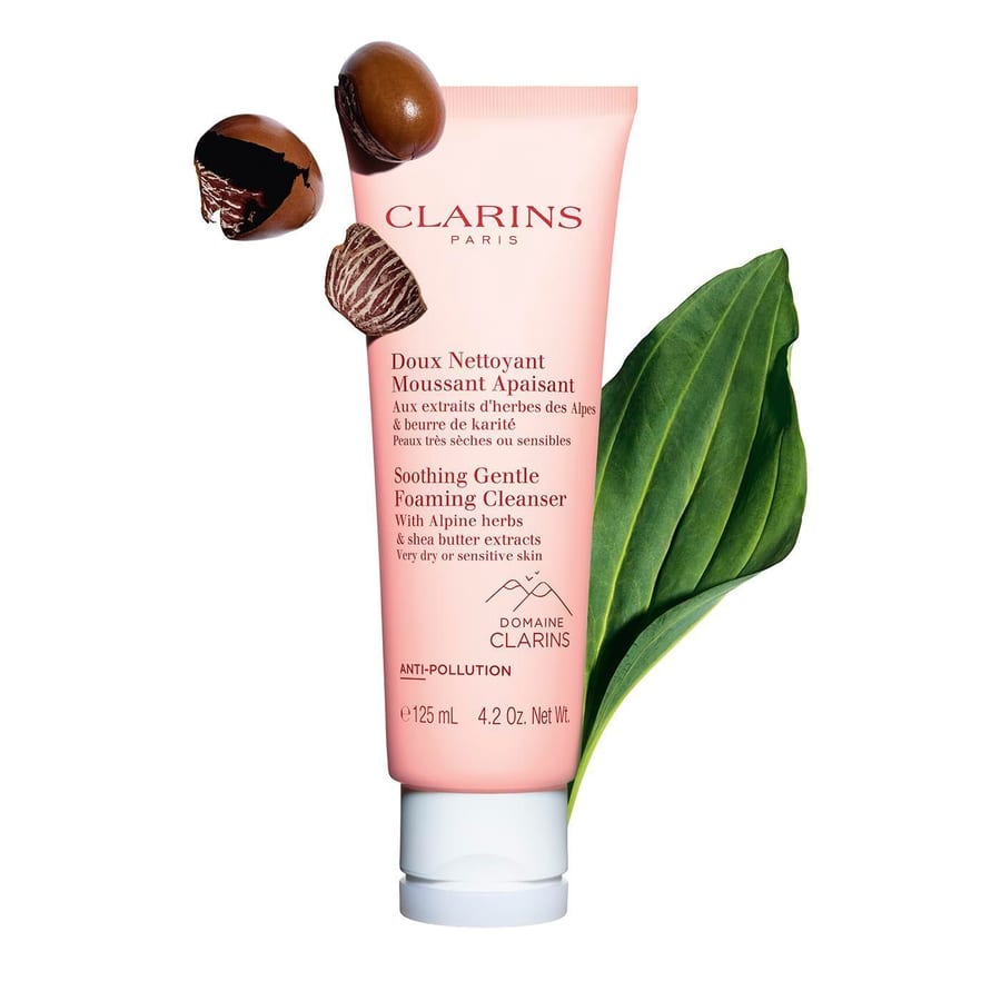 كلارنس غسول للبشرة الجافة والحساسة 125ml CLARINS Soothing Gentle Foaming Cleanser