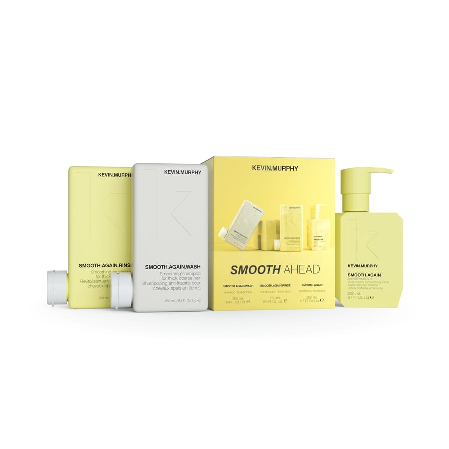 كيفن مورفي مجموعة العناية بالشعر KEVIN MURPHY SMOOTH AHEAD (Wash 250ml + Rinse 250ml + leave-in 200ml) KIT