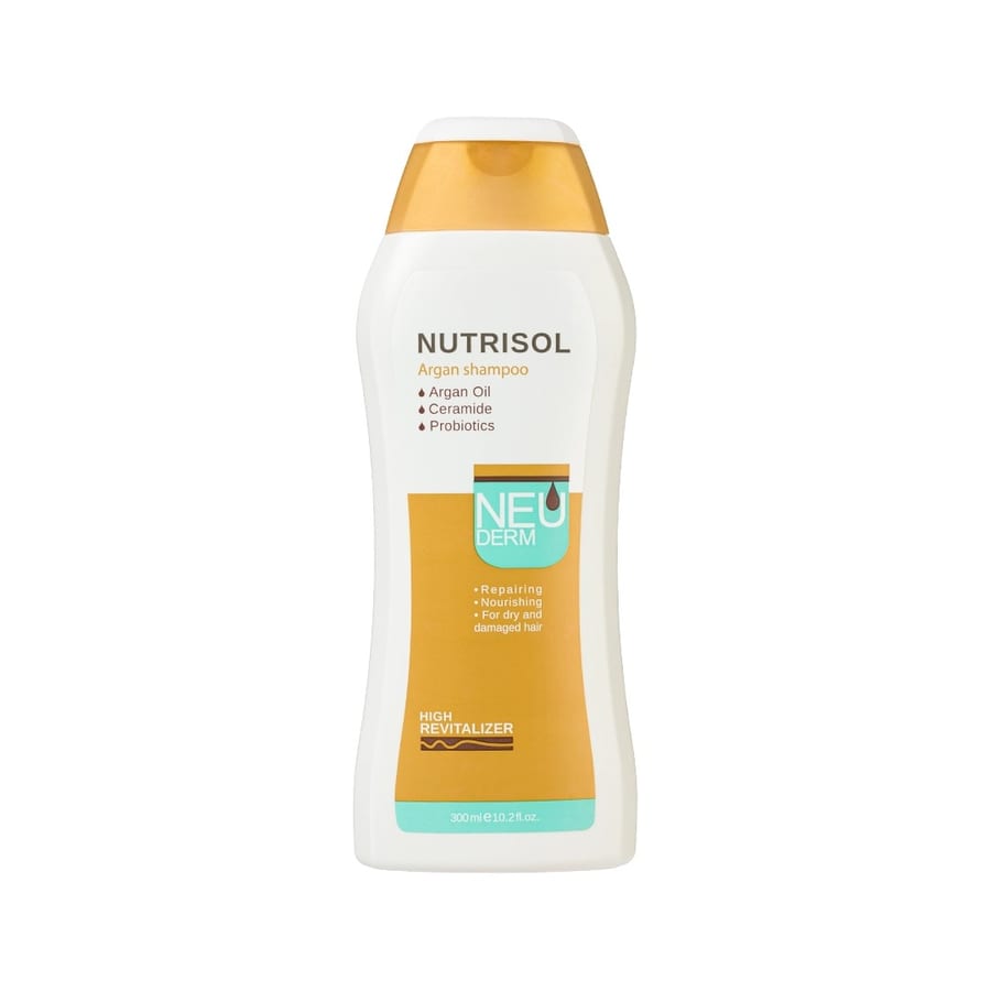 شامبو نيوديرم نيوتريسول بزيت الأرغان للشعر Neuderm Nutrisol Argan Hair Shampoo 300ml