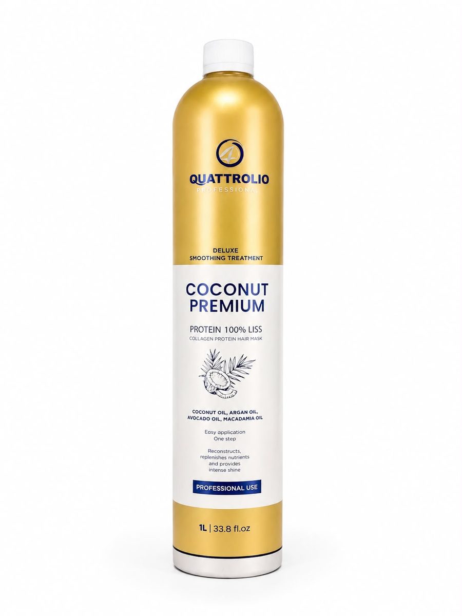 كواترليو علاج وفرد الشعر حجم 100مل Quattrolio Professional – Coconut Premium
