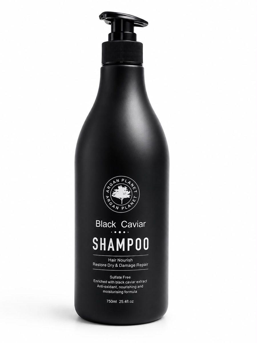 شامبو الكافيار الأسود – أرجان بلانيت Argan Planet Black Caviar Shampoo