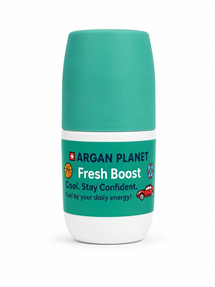 ارغان بلانيت رول مانع تعرق للاطفال 65مل Argan Planet Fresh Boost Roll-On Deodorant