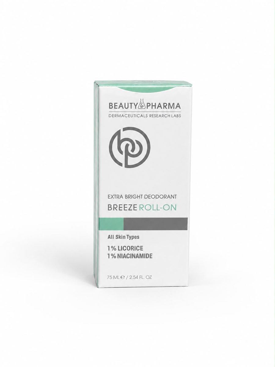 بيوتي آند فارما إكسترا برايت مزيل عرق رول أون – بريز Beauty & Pharma Extra Bright Deodorant – Breeze Roll-On