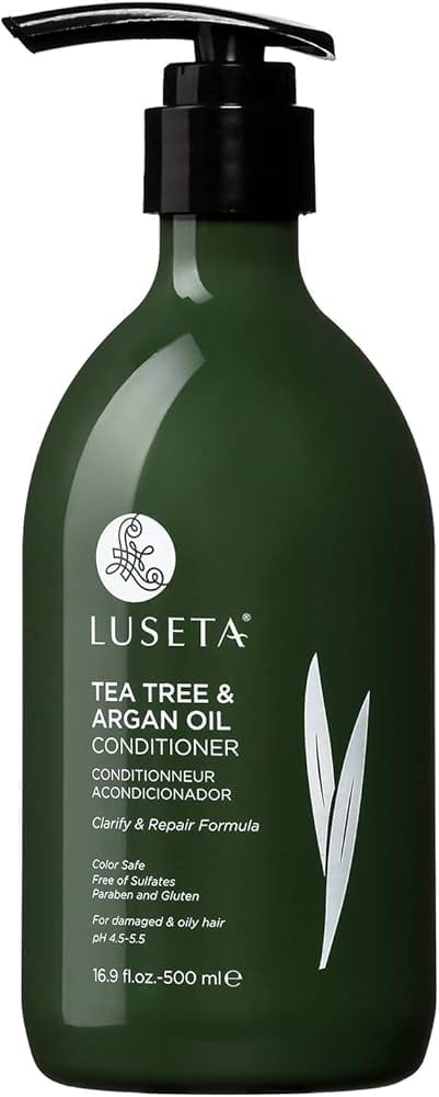 لوسيتا بلسم بالشاي الاخضر و زيت الارغان - 500 مل Luseta Tea Tree & Argan Oil Conditioner - 500ml |