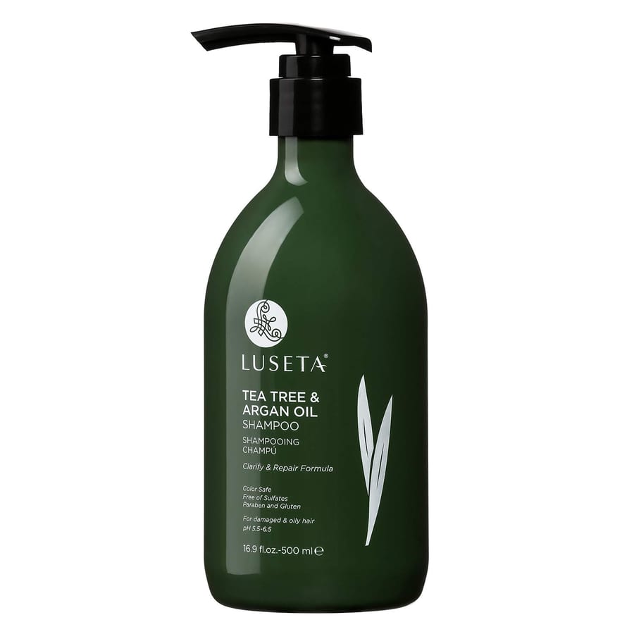 شامبو لوسيتا بزيت شجرة الشاي وزيت الأرغان 500ml Luseta Tea Tree Shampoo with Argan Oil