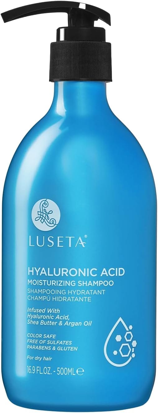 شامبو لوسيتا المرطب بحمض الهيالورونيك للشعر الجاف والتالف Luseta Hyaluronic Acid Moisturizing Shampoo for Dry and Damaged Hair 500ml