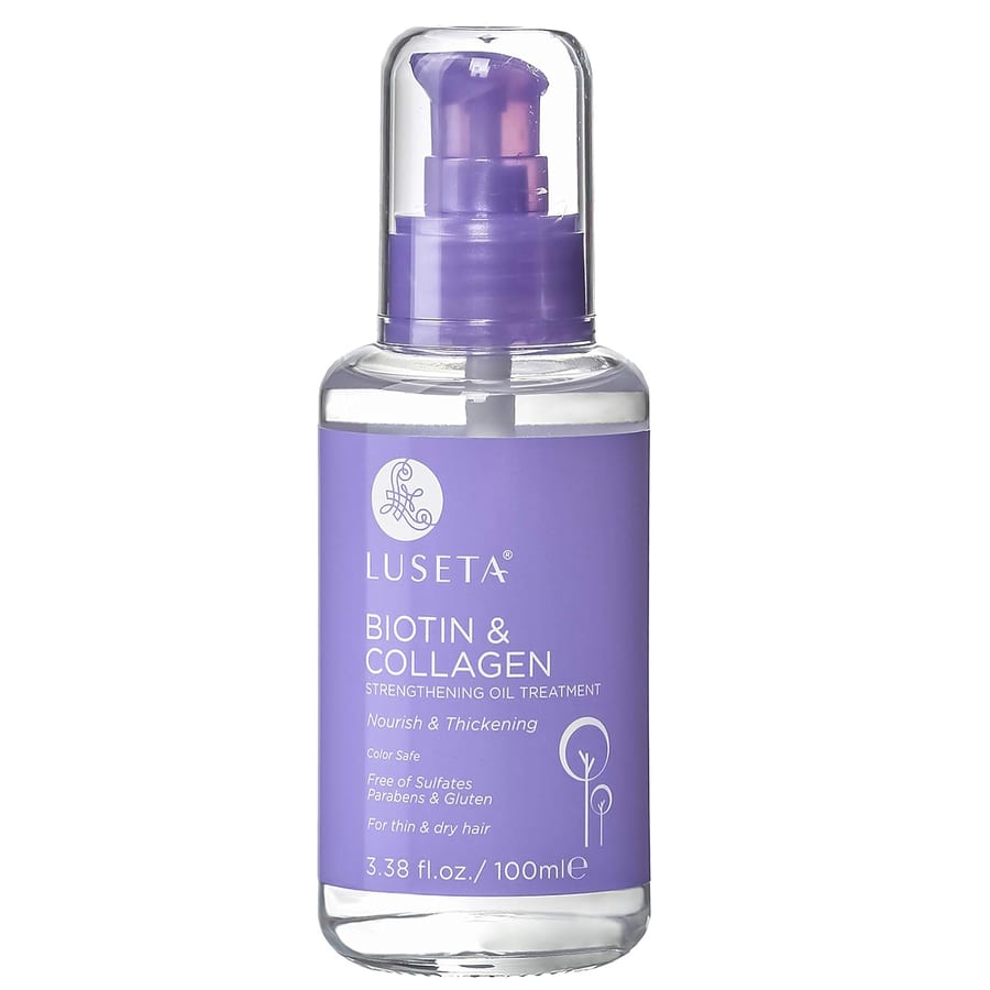 لوسيتا معالجة زيت تقوية البيوتين والكولاجين Luseta Biotin & Collagen Strengthening Oil 100ml