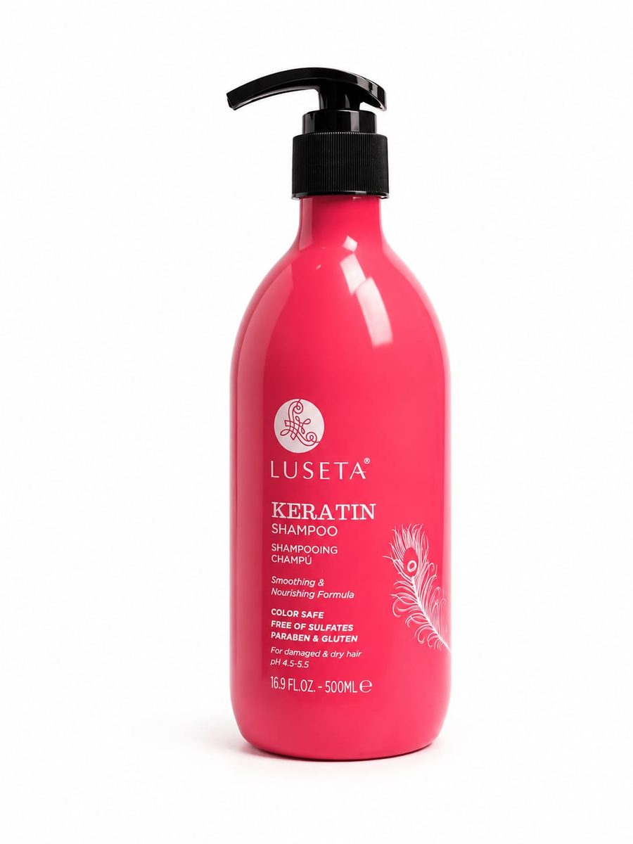 لوسيتا شامبو بالكيراتين - 500 مل LUSETA Keratin Shampoo - 500ml |