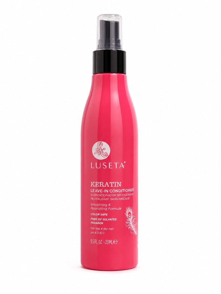 لوسيتا ليف ان منعم بالكيراتين - 251 مل LUSETA Keratin Smooth Leave-In Conditioner - 251ml |