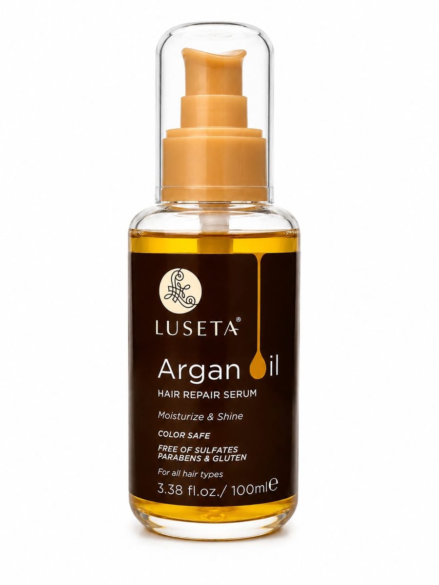 لوسيتا سيروم إصلاح الشعر بزيت الأرغان - 100 مل Luseta Argan Oil Hair Repair Serum - 100ml |