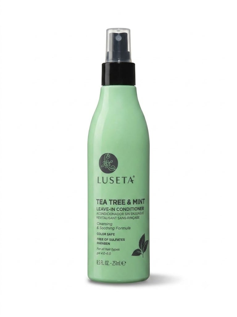 لوسيتا بلسم ليف ان بالشاي الاخضر و النعنع - 251 مل Luseta Tea Tree & Mint Leave-In Conditioner - 251ml |