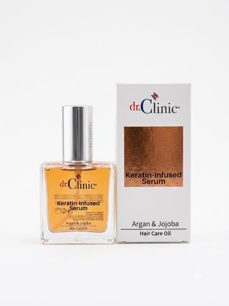 سيروم غني بالكيراتين (زيت الأرغان وزيت الجوجوبا) 50ml Keratin-Infused Serum (Argan & Jojoba) 50 مل