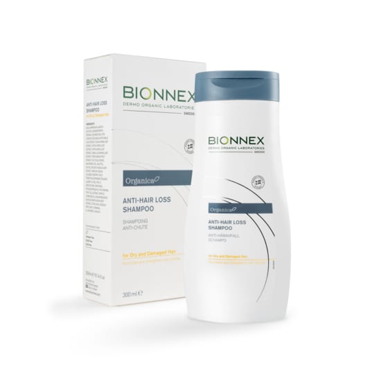 شامبو بايونيكس أورجانيكا المضاد لتساقط الشعر للشعر الجاف والتالف 300 مل Bionnex Organica Anti-Hair Loss For Dry & Damaged Hair Shampoo 300ml