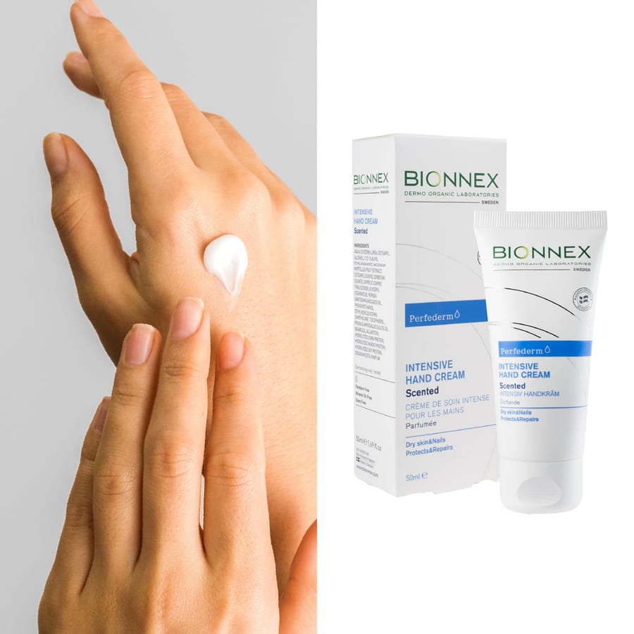 يايونيكس كريم مرطب لليدين خالي من العطور - 50 مل Bionnex Perfederm Intensive Hand Care Cream - 50ml |