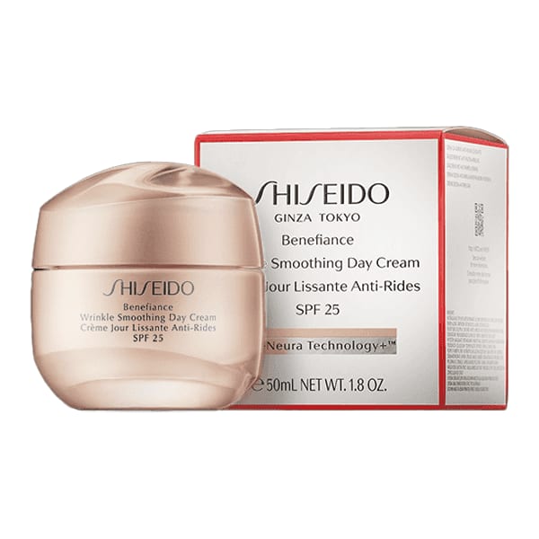 شيسيدو كريم نهاري لتنعيم التجاعيد مع عامل حماية من الشمس Shiseido BENEFIANCE Wrinkle Smoothing Day Cream SPF25