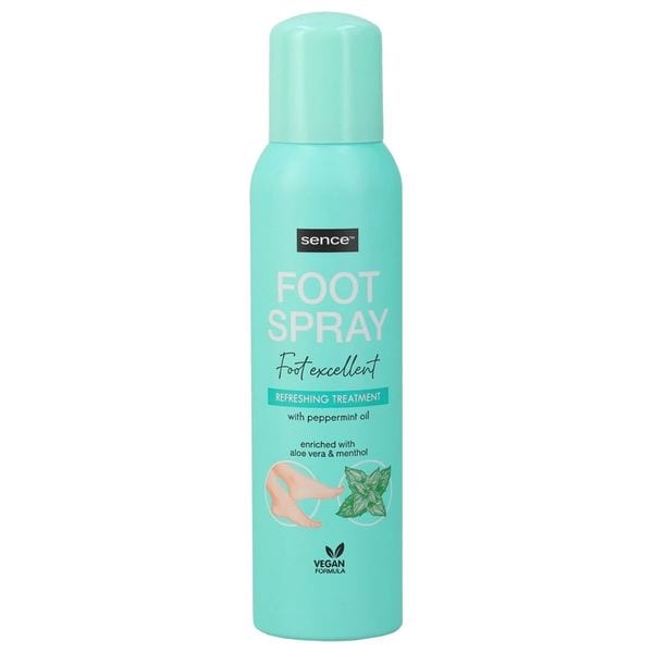 بخاخ القدمين من سينس بيوتي - زيت النعناع - أبيض Sence Beauty Foot Spray – Peppermint Oil – White