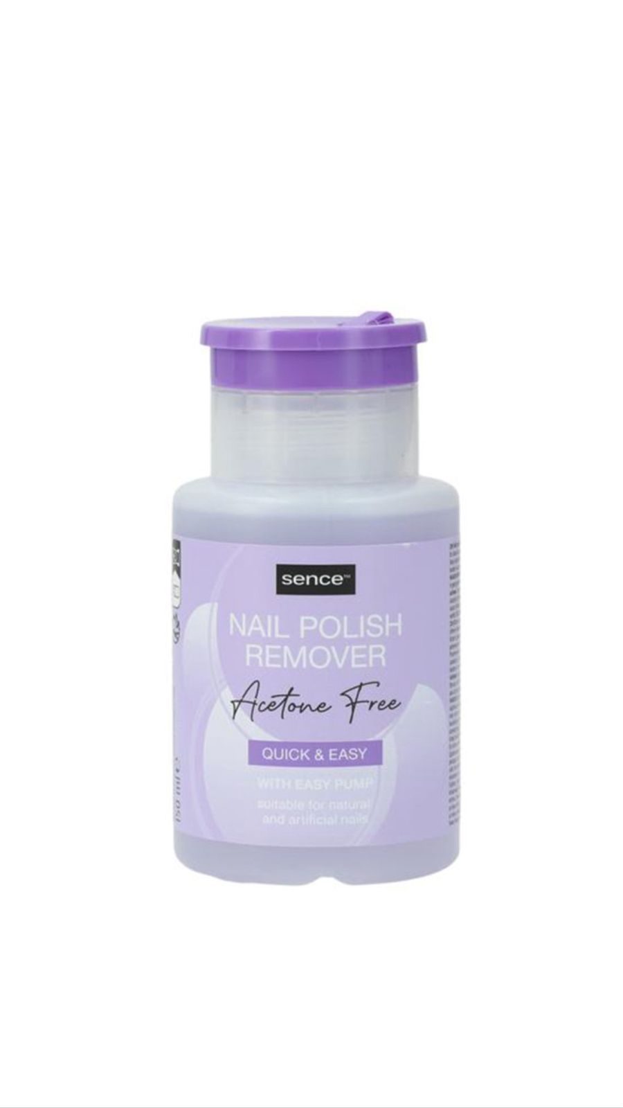 سينس بيوتي مزيل طلاء الأظافر خال من الاسيتون SENCE BEAUTY NAIL POLISH REMOVER ACETONE FREE 150ml