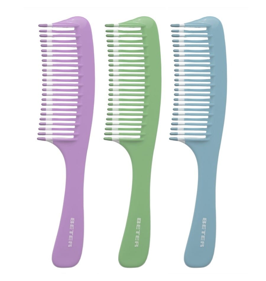 بيتر مشط واسع الأسنان، أسنان مموجة، مجموعة فانتازيا Beter View larger Wide-toothed comb, wavy teeth, Fantasía collection
