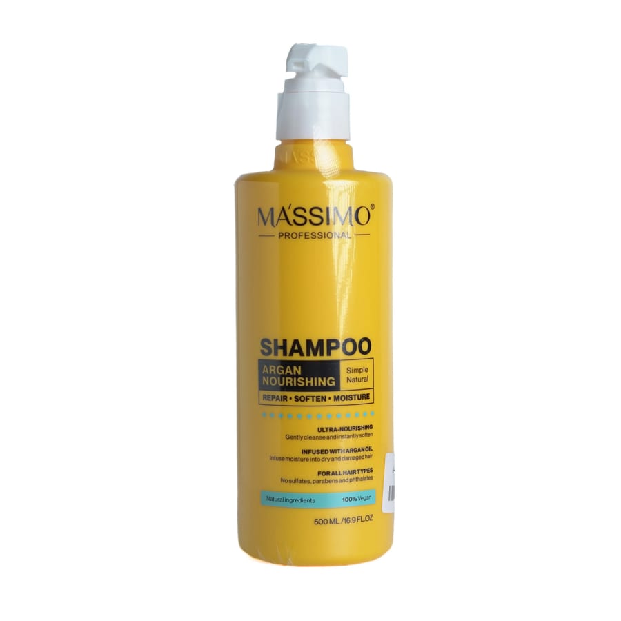 ماسيمو شامبو اركان مغذي - 500مل MASSIMO Shampoo Argan Nourishing - 500ml