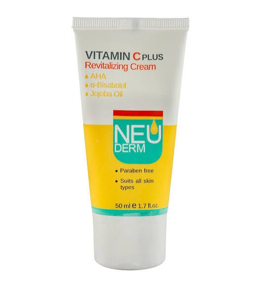 neuderm vitamin c plus revitalizing cream 50 ml - نيوديرم جل كريم بالفيتامين سي