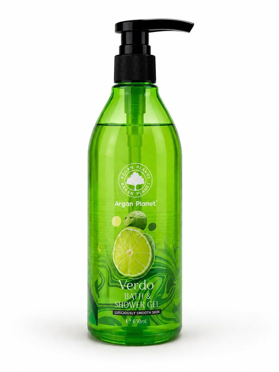 اركان بلانيت غسول جسم فيردو باليمون الاخضر 850 مل Argan Planet Verdo Bath & Shower Gel