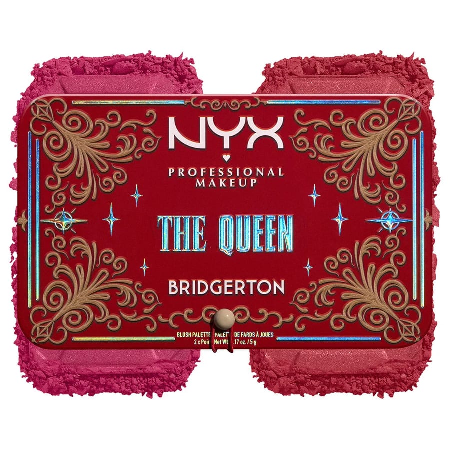 NYX Professional Makeup Bridgerton Royal Blush Palette - باليت أحمر الخدود الملكي بريدجرتون من نيكس بروفيشنال ميك أب # 03 the queen