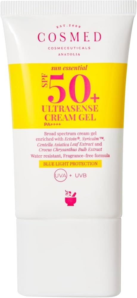 Cosmed Sun Essential Ultrasense Cream Gel Spf50 40 ml - كريم جل كوزميد صن إسينشال ألتراسنس بعامل حماية من الشمس 50، 40 مل