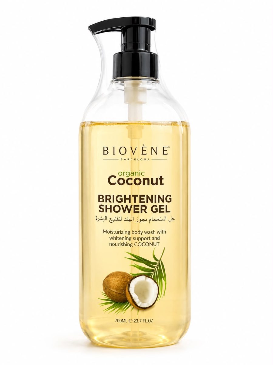 BIOVENE coconut shower gel 700 ml - غسول جسم بايوفين بجوز الهند 700 مل