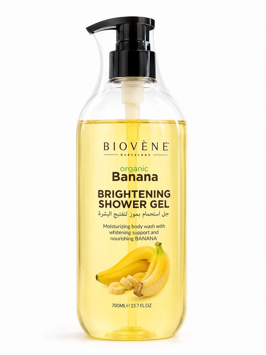 BIOVENE banana shower gel 700 ml - غسول جسم بايوفين بالموز 700 مل