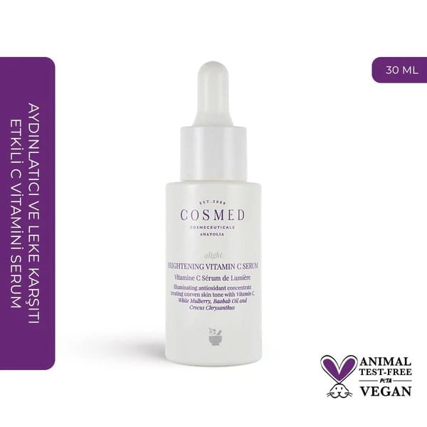 Cosmed Alight Brightening Vitamin C Serum - 30ml | سيروم كوزميد ألايت لتفتيح البشرة بفيتامين سي - 30 مل