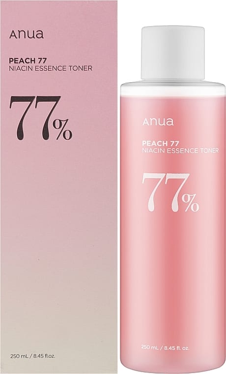 Anua Peach 77 Niacin Essence Toner 250ml تونر أنوا بيتش 77 نياسين إيسينس
