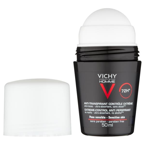 Vichy 72h Anti-Traspirante Deodorante Roll-On رول مزيل تعرق فيشي اسود