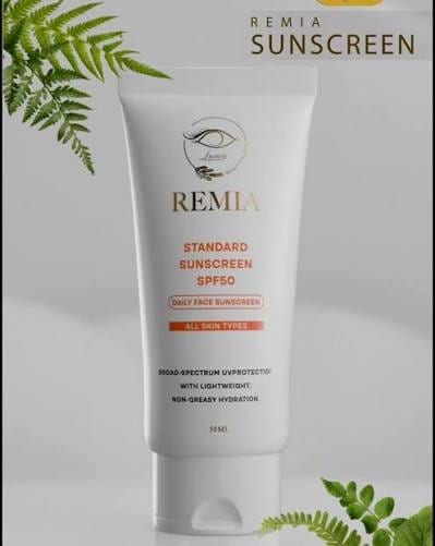 REMIA standard sunscreen spf 50 - واقي ريميا لجميع انواع البشرة 50 مل