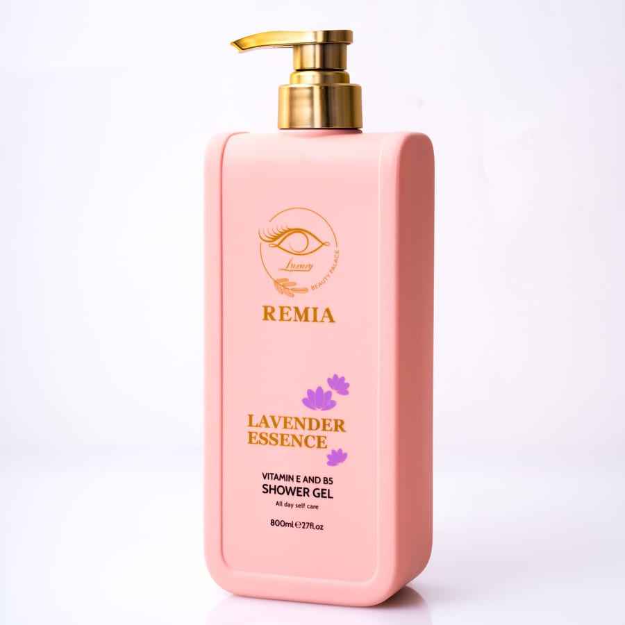 ريميا جل الاستحمام بخلاصة اللافندر 800 مل REMIA Lavender Essence Shower Gel 800 ml