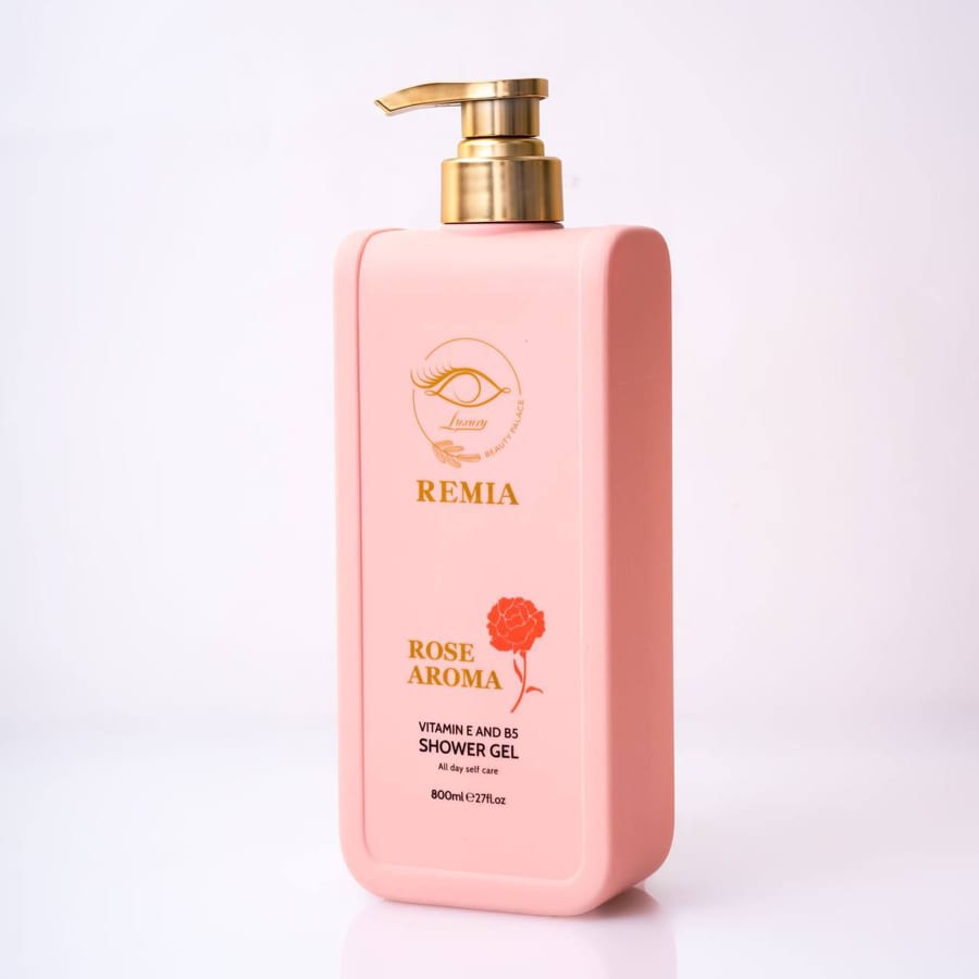 جل استحمام برائحة الورد 800 مل REMIA
