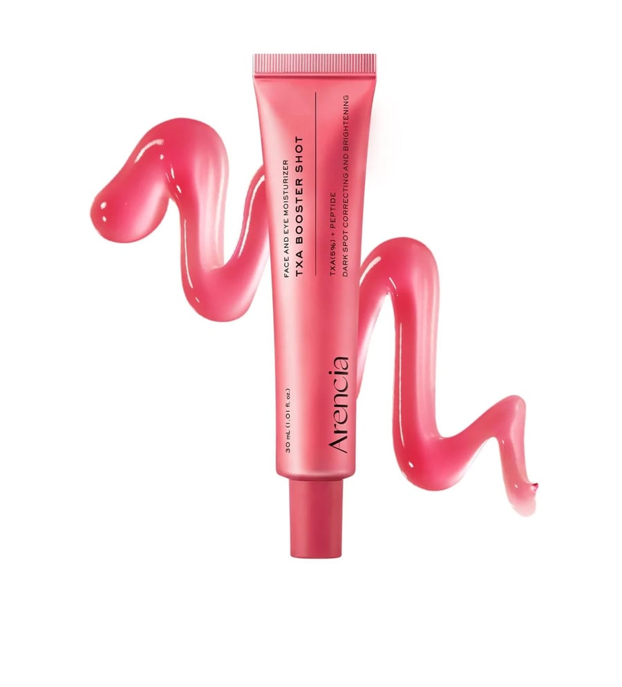 كريم بحمض الترانيكساميك لتصحيح البقع الداكنة وتفتيح البشرة 30 مل ARENCIA TXA Booster Shot Face and Eye Moisturizer 30ml